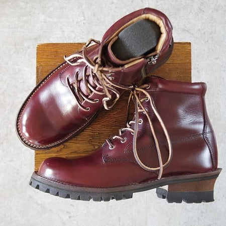 極上★SLOW WEAR LION/スローウェアライオン 8E【定価￥71,500-★クロムエクセルレザー仕様/8593H】ブーツ/バーガンディー/SWL★j381