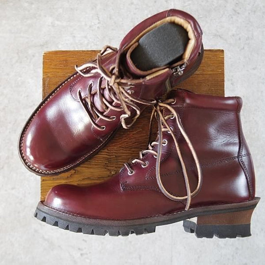 極上★SLOW WEAR LION/スローウェアライオン 8E【定価￥71,500-★クロムエクセルレザー仕様/8593H】ブーツ/バーガンディー/SWL★j381