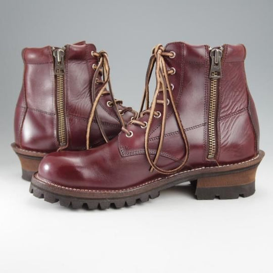 極上★SLOW WEAR LION/スローウェアライオン 8E【定価￥71,500-★クロムエクセルレザー仕様/8593H】ブーツ/バーガンディー/SWL★j381