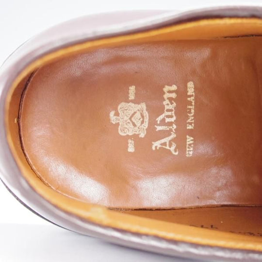 極上★オールデン 6.5D【定価￥171,600-★コードバン仕様/990】バリーラスト/プレーントゥ/#8/赤茶/メンズ/Alden★j384