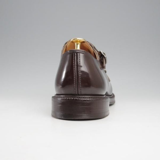 美品★チャーチ 75F/UK7.5【貴重★SHANNON同仕様のダブルモンク/LAMBOURN】103ラスト/ポリッシュドバインダーカーフ/濃茶/Church's★j386