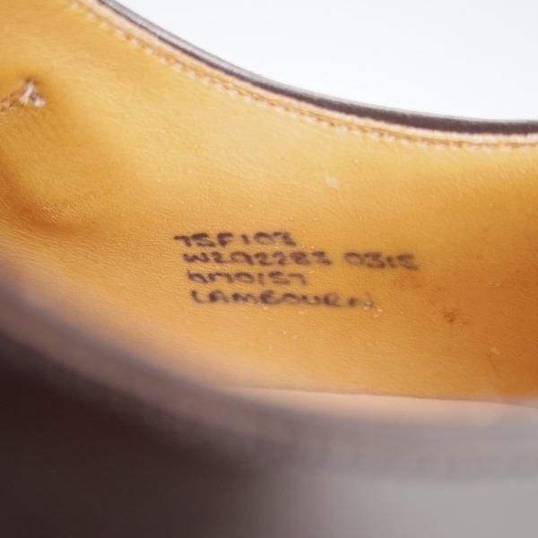 美品★チャーチ 75F/UK7.5【貴重★SHANNON同仕様のダブルモンク/LAMBOURN】103ラスト/ポリッシュドバインダーカーフ/濃茶/Church's★j386