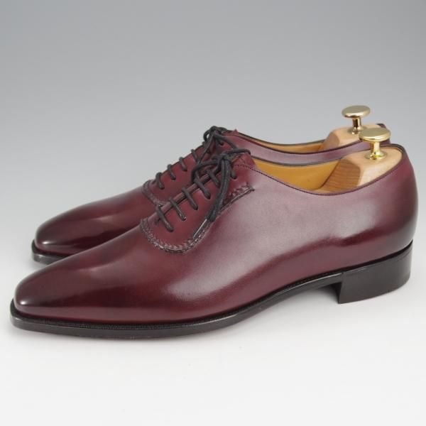 未使用★(英)ガジアーノ&ガーリング 7.5E【定価￥242,000-★オックスフォードシューズ/WESTBURY】TG73ラスト/赤茶/GAZIANO&GIRLING★j387