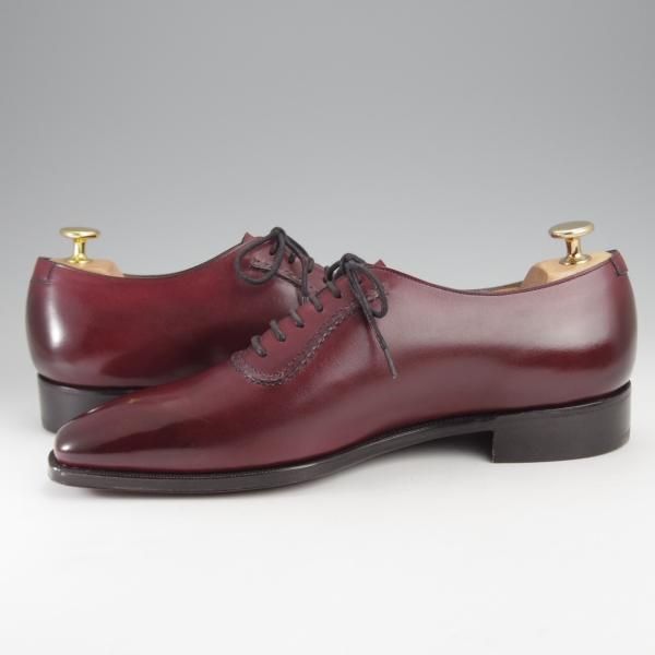 未使用★(英)ガジアーノ&ガーリング 7.5E【定価￥242,000-★オックスフォードシューズ/WESTBURY】TG73ラスト/赤茶/GAZIANO&GIRLING★j387