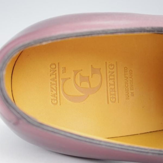 未使用★(英)ガジアーノ&ガーリング 7.5E【定価￥242,000-★オックスフォードシューズ/WESTBURY】TG73ラスト/赤茶/GAZIANO&GIRLING★j387