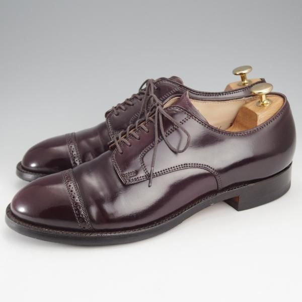 ★オールデン 8D【定価￥169,400-★コードバン仕様/モディファイドラスト/56201】パンチドキャップトゥ/#8/赤茶/Alden★j388