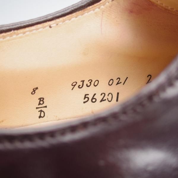 ★オールデン 8D【定価￥169,400-★コードバン仕様/モディファイドラスト/56201】パンチドキャップトゥ/#8/赤茶/Alden★j388