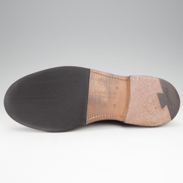 美品★チャーチ 70F/UK7【貴重★SHANNONと同じ103ラスト/AYR】チャッカブーツ/カーフ/黒/メンズ/Church's★j390