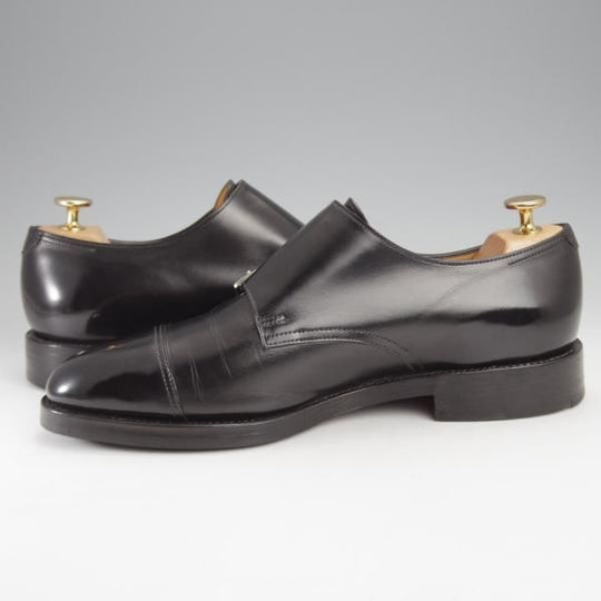 極上★ジョンロブ 7E【貴重★8797ラスト/WILLIAM/ウィリアム】ダブルモンク/カーフ/黒/メンズ/JOHN LOBB★j392