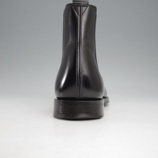 極美品★チャーチ 60F/UK6【定価￥181,500-★AMBERLEY R/173ラスト】サイドゴアブーツ/5都市ロゴ/カーフ/黒/メンズ/Church's★j393