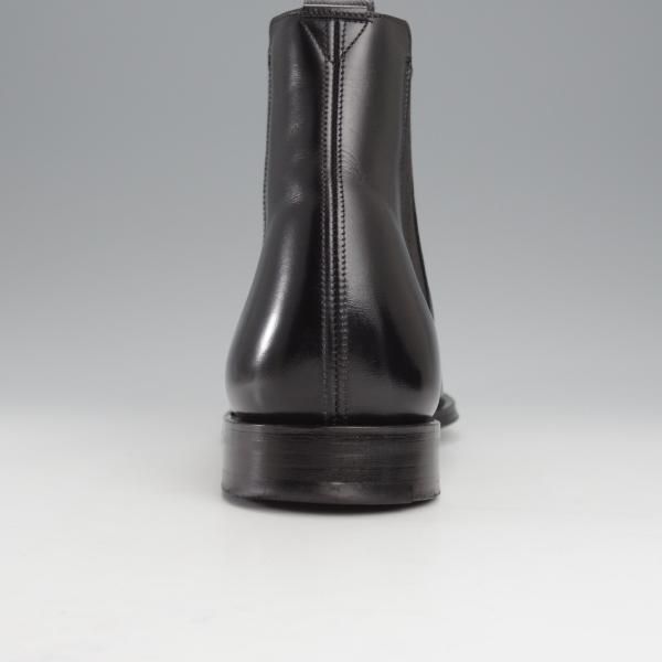 極美品★チャーチ 60F/UK6【定価￥181,500-★AMBERLEY R/173ラスト】サイドゴアブーツ/5都市ロゴ/カーフ/黒/メンズ/Church's★j393
