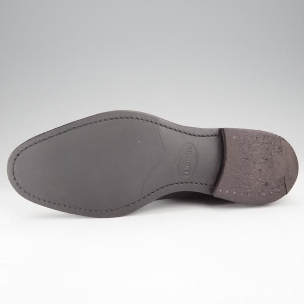 極美品★チャーチ 60F/UK6【定価￥181,500-★AMBERLEY R/173ラスト】サイドゴアブーツ/5都市ロゴ/カーフ/黒/メンズ/Church's★j393