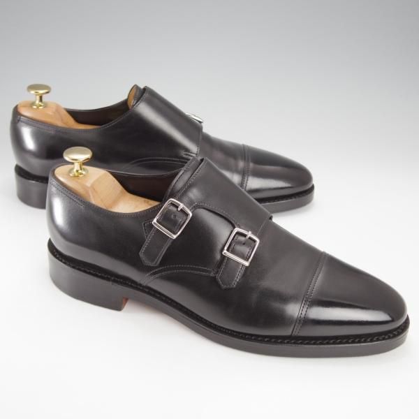 極上★ジョンロブ 7.5D【定価￥216,700-★WILLIAM/ウィリアム】9795ラスト/ダブルモンク/カーフ/黒/メンズ/JOHN LOBB★j397