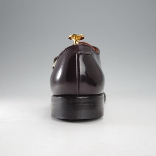 極美品★オールデン 6D【定価￥170,500-★コードバン仕様/モディファイドラスト】1878/モンクストラップ/#8/バーガンディー/ALDEN★j398