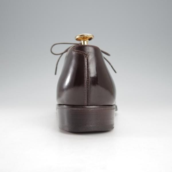 美品★(英)ガジアーノ&ガーリング 7.5E【貴重★6アイレット仕様の特別オーダー/CAMBRIDGE】MH71ラスト/パンチドキャップトゥ/濃茶★j399