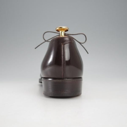 美品★(英)ガジアーノ&ガーリング 7.5E【貴重★6アイレット仕様の特別オーダー/CAMBRIDGE】MH71ラスト/パンチドキャップトゥ/濃茶★j399