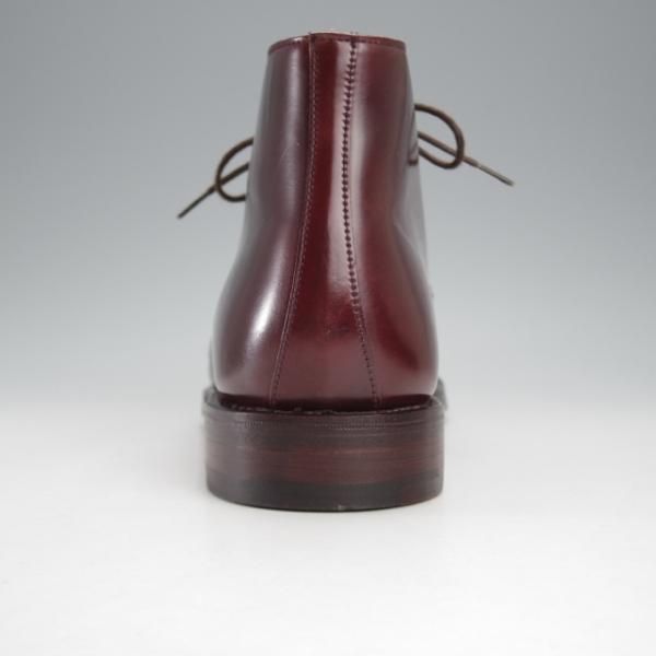 未使用★クロケット&ジョーンズ 7E【定価￥165,000-★コードバン仕様/CHERTSEY 3】224ラスト/チャッカブーツ/赤茶/Crockett&Jones★j406