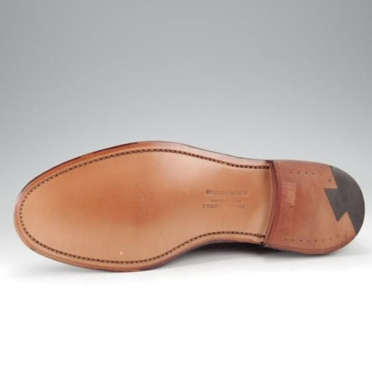 未使用★クロケット&ジョーンズ 7E【定価￥165,000-★コードバン仕様/CHERTSEY 3】224ラスト/チャッカブーツ/赤茶/Crockett&Jones★j406