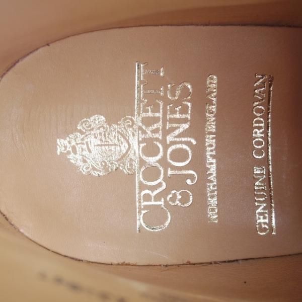 未使用★クロケット&ジョーンズ 7E【定価￥165,000-★コードバン仕様/CHERTSEY 3】224ラスト/チャッカブーツ/赤茶/Crockett&Jones★j406