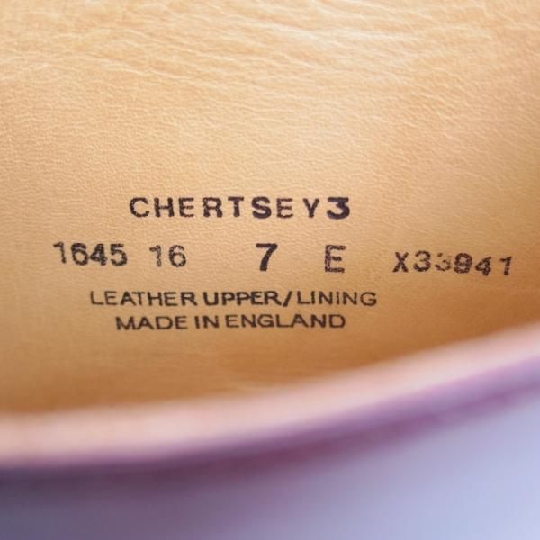 未使用★クロケット&ジョーンズ 7E【定価￥165,000-★コードバン仕様/CHERTSEY 3】224ラスト/チャッカブーツ/赤茶/Crockett&Jones★j406