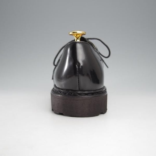 極美品★パラブーツ SIZE 40【現行定価￥79,200-★GLOSS仕様のミカエル/Etudes別注】MICHAEL/チロリアンシューズ/黒/Paraboot★j407