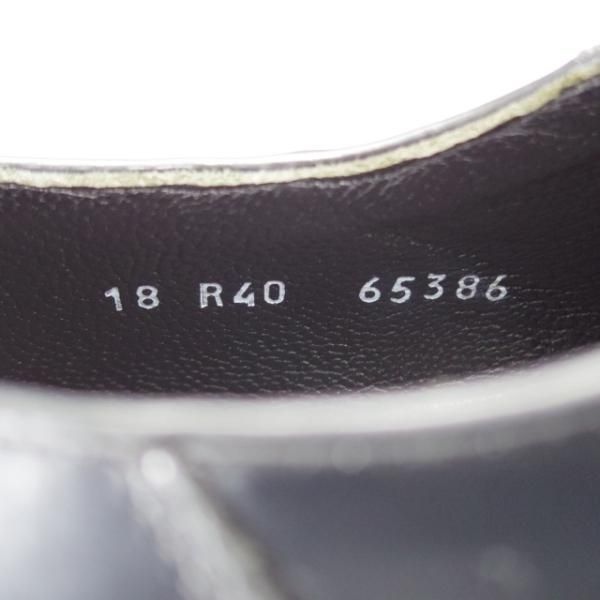 極美品★パラブーツ SIZE 40【現行定価￥79,200-★GLOSS仕様のミカエル/Etudes別注】MICHAEL/チロリアンシューズ/黒/Paraboot★j407