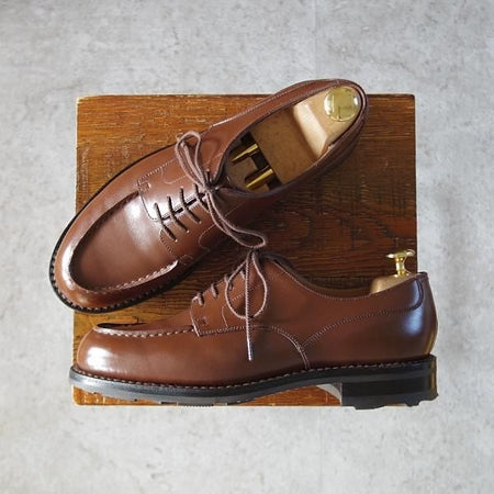 極美品★J.M.ウエストン 5.5C【現行定価￥154,000-★ゴルフ/GOLF】641/31ラスト/Uチップ/カーフ/TAN/タン/茶/Weston/ウェストン★j408