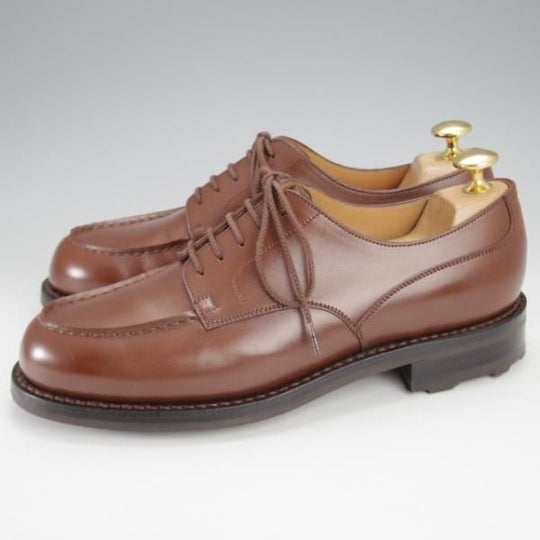 極美品★J.M.ウエストン 5.5C【現行定価￥154,000-★ゴルフ/GOLF】641/31ラスト/Uチップ/カーフ/TAN/タン/茶/Weston/ウェストン★j408