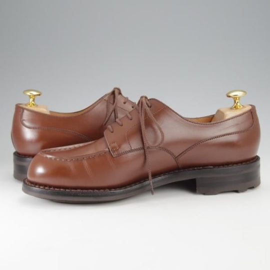 極美品★J.M.ウエストン 5.5C【現行定価￥154,000-★ゴルフ/GOLF】641/31ラスト/Uチップ/カーフ/TAN/タン/茶/Weston/ウェストン★j408