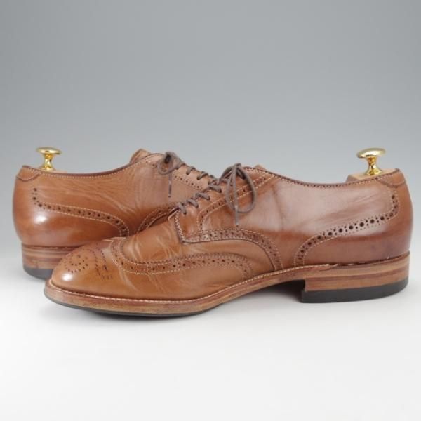 極上★オールデン 7.5E【貴重★(米)MOULDED SHOE別注/モディファイドラスト/54222】クロムエクセルレザー/ナチュラル/茶/Alden★j409