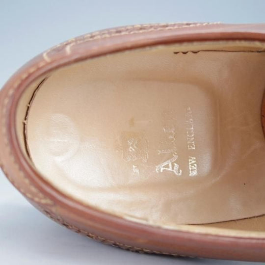極上★オールデン 7.5E【貴重★(米)MOULDED SHOE別注/モディファイドラスト/54222】クロムエクセルレザー/ナチュラル/茶/Alden★j409