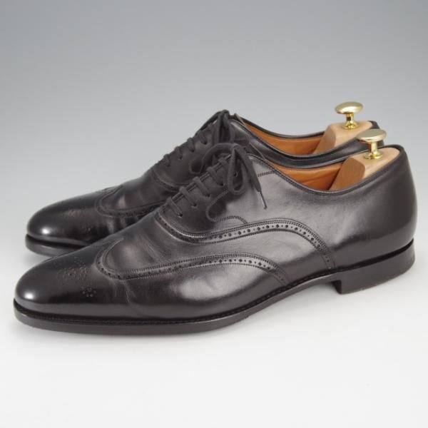 極上★チャーチ 90F/UK9【上級ライン★LAST137コレクション(2013年)/CHATSWORTH/チャッツワース】フルブローグ/カーフ/黒/Church's★j411