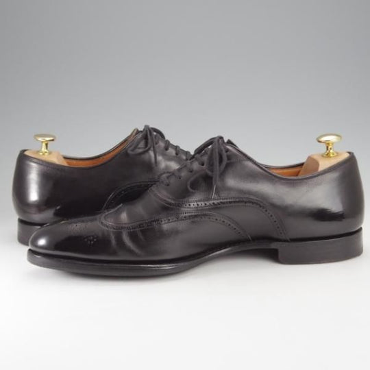 極上★チャーチ 90F/UK9【上級ライン★LAST137コレクション(2013年)/CHATSWORTH/チャッツワース】フルブローグ/カーフ/黒/Church's★j411