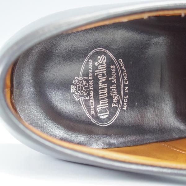 極上★チャーチ 90F/UK9【上級ライン★LAST137コレクション(2013年)/CHATSWORTH/チャッツワース】フルブローグ/カーフ/黒/Church's★j411