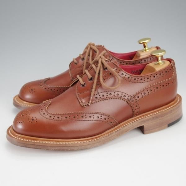 未使用★トリッカーズ(レディース) SIZE 4.5【定価￥121,000-★ANNE/マロンアンティーク】L5679/フルブローグ/茶/Tricker's★j412