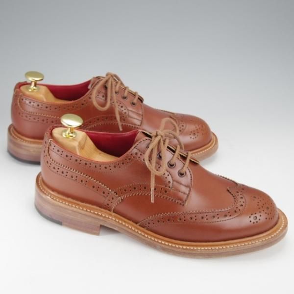 未使用★トリッカーズ(レディース) SIZE 4.5【定価￥121,000-★ANNE/マロンアンティーク】L5679/フルブローグ/茶/Tricker's★j412