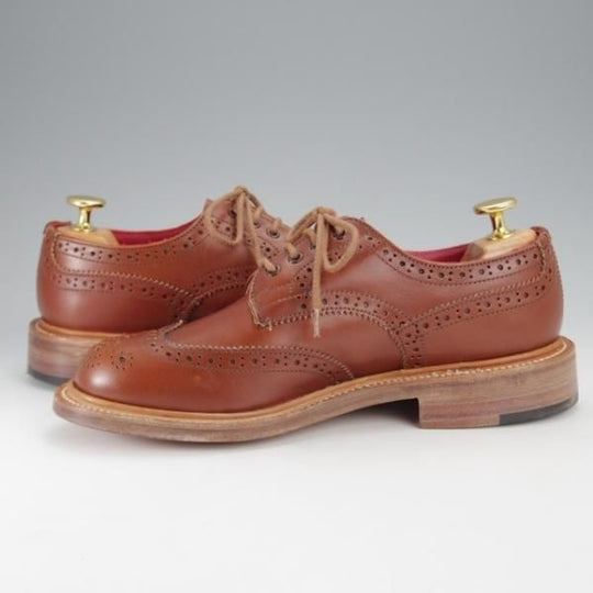 未使用★トリッカーズ(レディース) SIZE 4.5【定価￥121,000-★ANNE/マロンアンティーク】L5679/フルブローグ/茶/Tricker's★j412