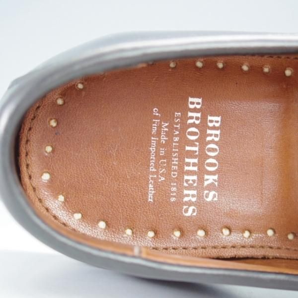 アレンエドモンズ 8D【ブルックスブラザーズ別注/コインローファー/黒