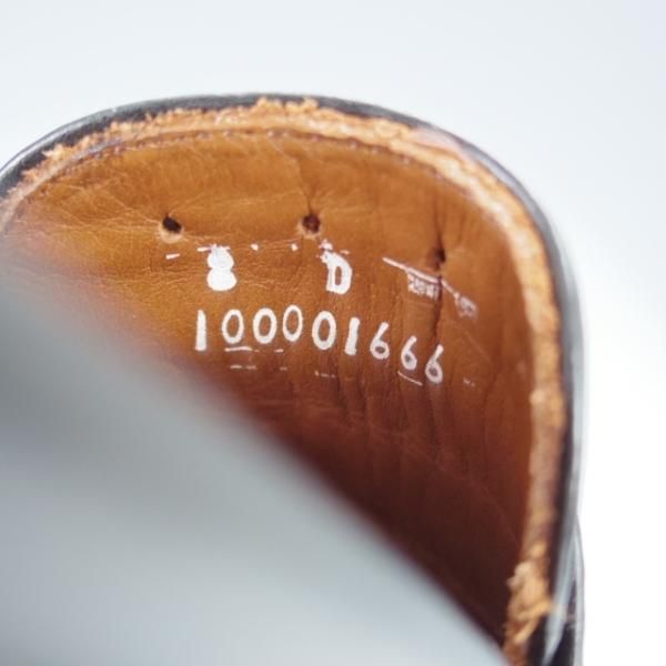 極上★(米)アレンエドモンズ 8D【貴重★ブルックスブラザーズ別注/BROOKS BROTHERS】コインローファー/カーフ/黒/ALLEN EDMONDS★j417