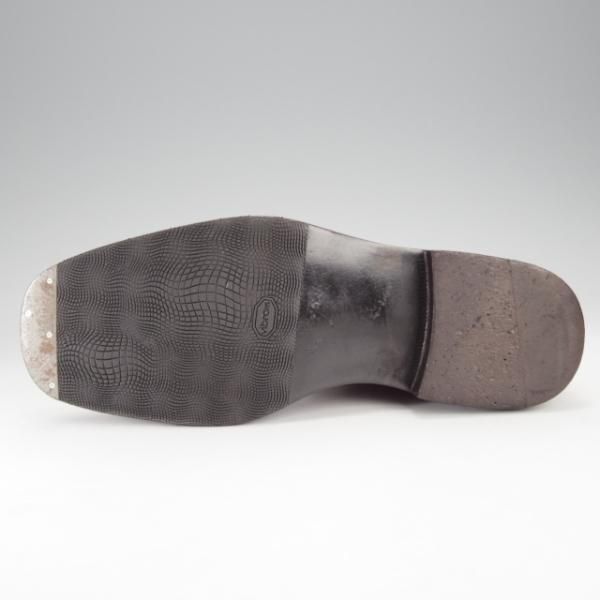 極上★(伊)シルヴァノ・ラッタンジ製 SIZE 7.5【貴重★アリストクラティコ(Fossatiネーム)別注/サイドゴアブーツ】赤茶/カーフ★j418