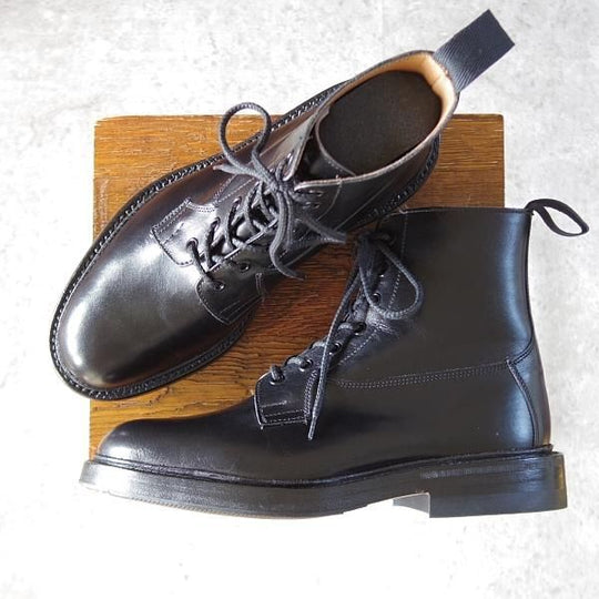 未使用★トリッカーズ SIZE 6.5【定価￥132,000-★BURFORD/スーパーブーツ/SUPER BOOTS】5635/ボックスカーフ/黒/メンズ/Tricker's★j420