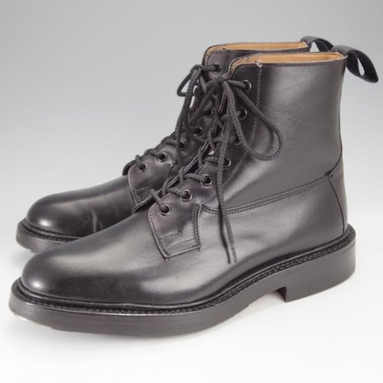 未使用★トリッカーズ SIZE 6.5【定価￥132,000-★BURFORD/スーパーブーツ/SUPER BOOTS】5635/ボックスカーフ/黒/メンズ/Tricker's★j420