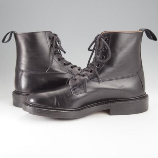 未使用★トリッカーズ SIZE 6.5【定価￥132,000-★BURFORD/スーパーブーツ/SUPER BOOTS】5635/ボックスカーフ/黒/メンズ/Tricker's★j420