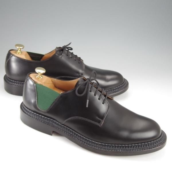 未使用★(英)グレンソン 9.5G【定価￥105,840-★(2016年展開)GRENSON 4/トリプルウェルト/Four】プレーントゥ/黒/THE TRIPLE WELT★j421
