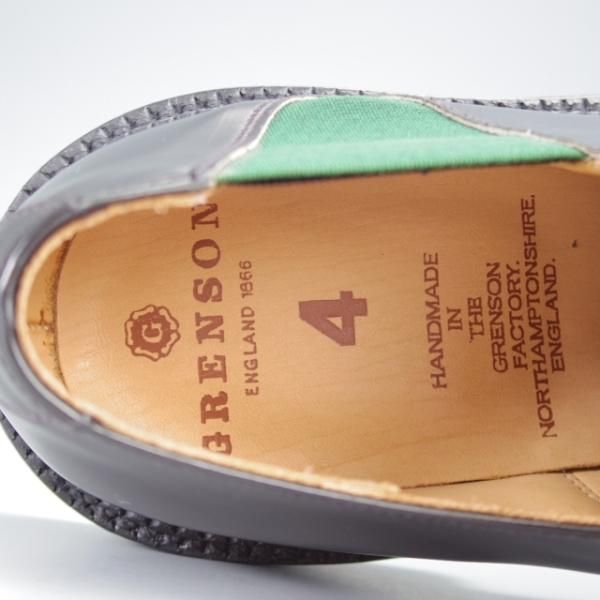 未使用★(英)グレンソン 9.5G【定価￥105,840-★(2016年展開)GRENSON 4/トリプルウェルト/Four】プレーントゥ/黒/THE TRIPLE WELT★j421