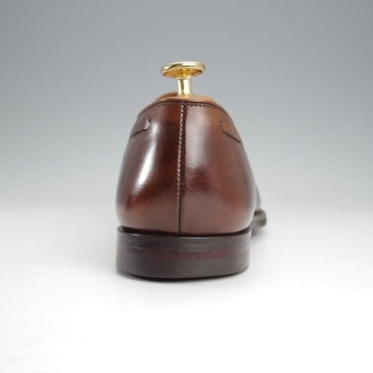 極上★クロケット&ジョーンズ 7.5E【定価￥99,000-★CAVENDISH 3/キャベンディッシュ】タッセルローファー/濃茶/Crockett&Jones★j423