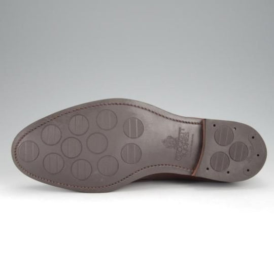 極上★クロケット&ジョーンズ 7.5E【定価￥99,000-★CAVENDISH 3/キャベンディッシュ】タッセルローファー/濃茶/Crockett&Jones★j423