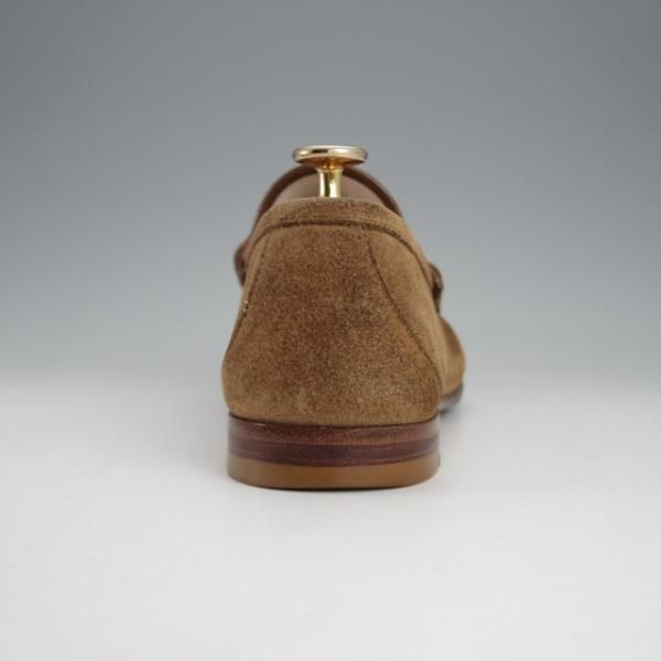 【GUCCI】ジョーダン ホースビット スエード ローファー GUCCI Horsebit Loafers US6.5 Brown suede leather 100 0255