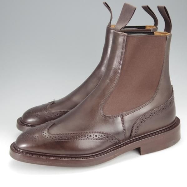 未使用★トリッカーズ SIZE 6.5【現行定価10万円程度★ダイナイトソール仕様/サイドゴアブーツ】M7798/カーフ/濃茶/Tricker's★j426