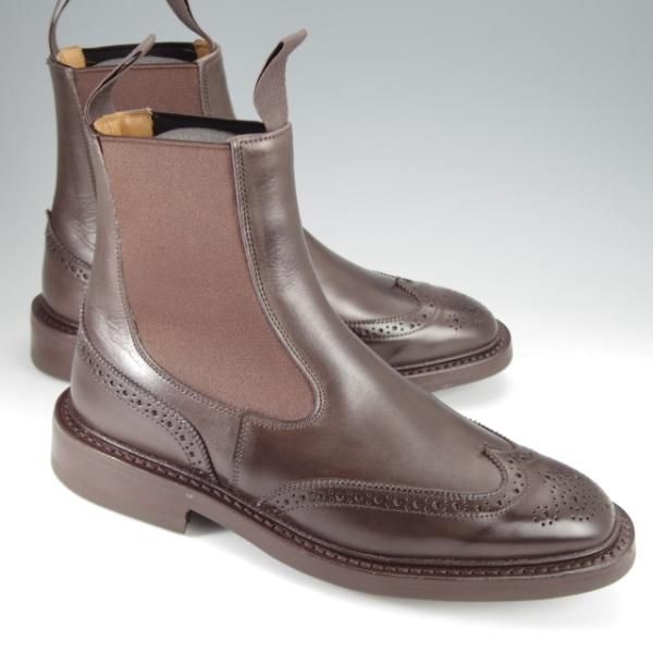 未使用★トリッカーズ SIZE 6.5【現行定価10万円程度★ダイナイトソール仕様/サイドゴアブーツ】M7798/カーフ/濃茶/Tricker's★j426